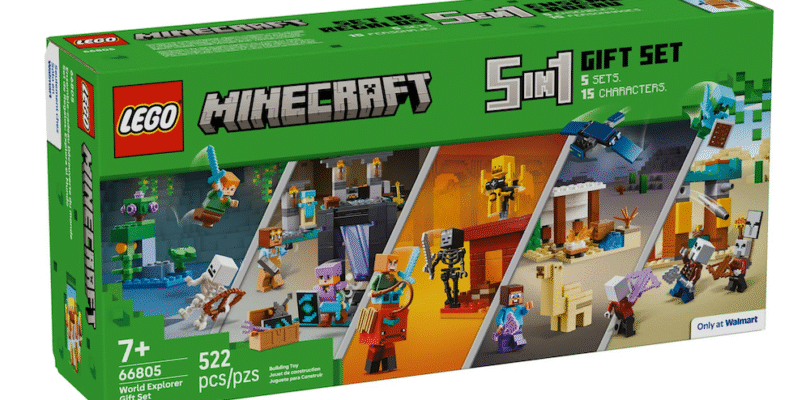 Lego Minecraft 5-In-1 Gift Set Up For Grabs For $45 Exclusively At Walmart