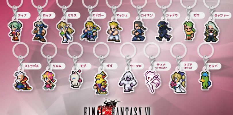 Final Fantasy Pixel Remaster Charms Cover FFV, FFVI Characters