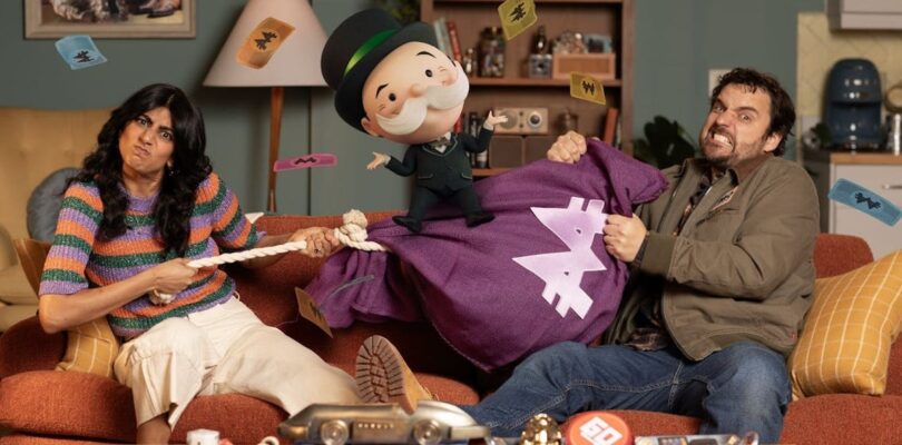 Monopoly Go Ad Relling de regreso a Will Ferrell mientras Monopoly envolvió una gran cantidad de comedia de televisión de los 90 Nostalgia