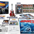 Back to the Future Trilogy Gift Set con mini réplica de guitarra de Gibson reabastecido en Amazon