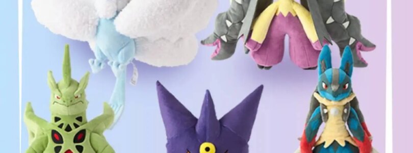 8 nuevos mega debut de Mega Evolucionada Pokemon Plush