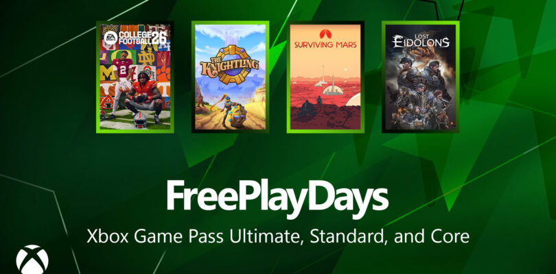 Días de juego gratis – EA Sports College Football 26, Sobrevivive Mars, The Knightling y Lost Eidolons