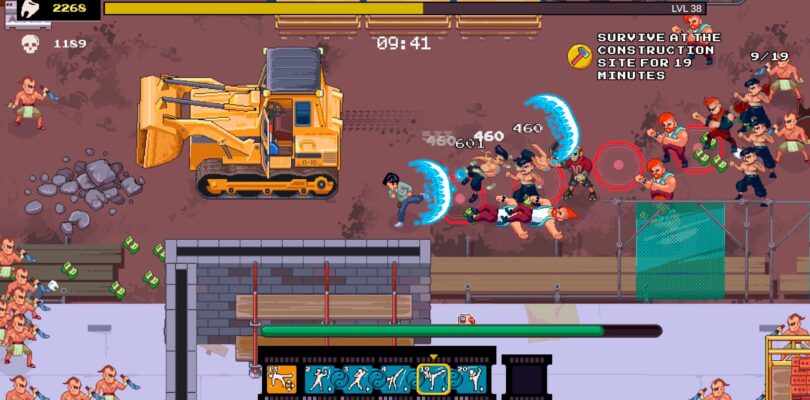 Desatar la película de acción de los años 80 Mayhem mientras Karate Survivor se pelea en Xbox