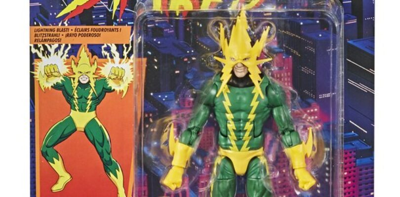 Marvel Legends Electro Retro Spider-Man Reissed reveló y se revela para ordenar.