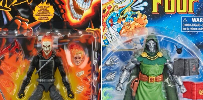 Marvel Legends Retro Ghost Rider & Doctor Doom Figura reedicias!