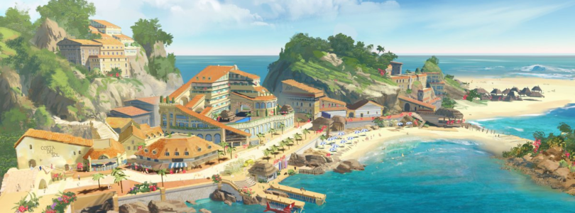 FFVII Rebirth Concept Art muestra a Costa del Sol en Remake
