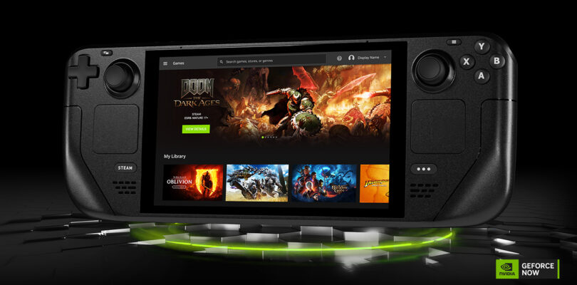 Llega la aplicación GeForce Now Steam Deck