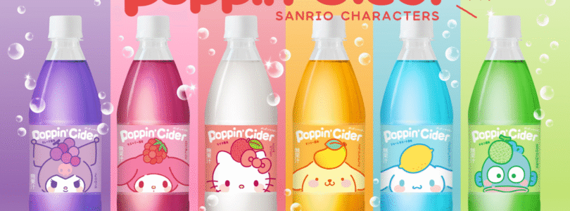 Los personajes de Sanrio aparecen en sus propias botellas de sidra poppin ‘