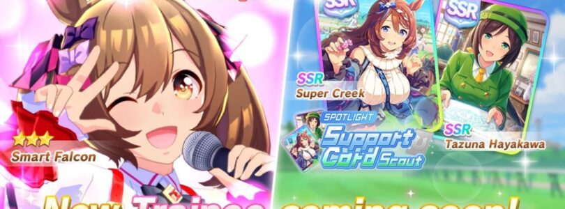 Umamusume obtiene Smart Falcon, SSR Tazuna y Super Creek Banners