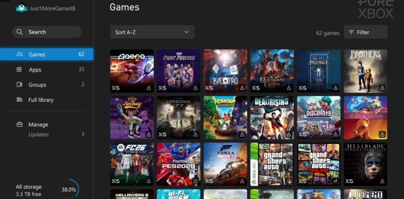 Xbox Bug ve que los juegos desaparecen y muestran triángulos con marcos de exclamación