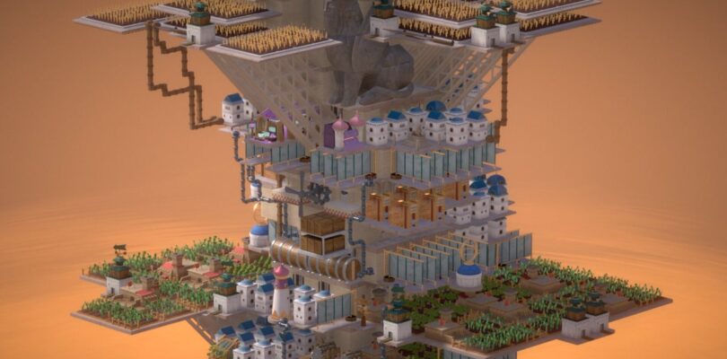 Construye una ciudad de Tower hasta el cielo en este juego de estrategia espiritual, sin embargo, logística pesada