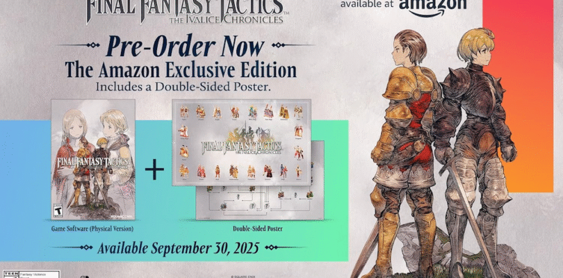 Final Fantasy Tactics Amazon Exclusive Edition todavía está disponible para la entrega del día de lanzamiento