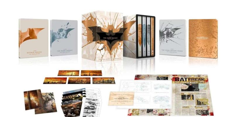The Dark Knight Trilogy Steelbook Collection reabastecido, el conjunto de caja 4K estándar gotas a $ 29