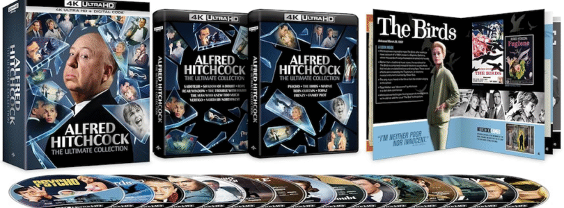 Alfred Hitchcock de 15 film 4K Blu-ray Ultimate Collection está listo para preordenar
