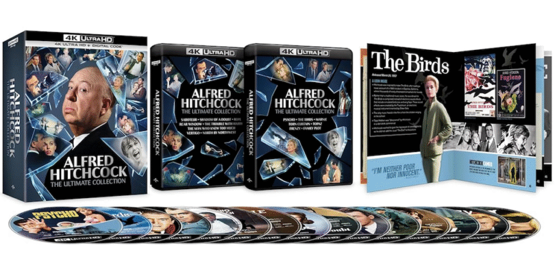 Alfred Hitchcock de 15 film 4K Blu-ray Ultimate Collection está listo para preordenar