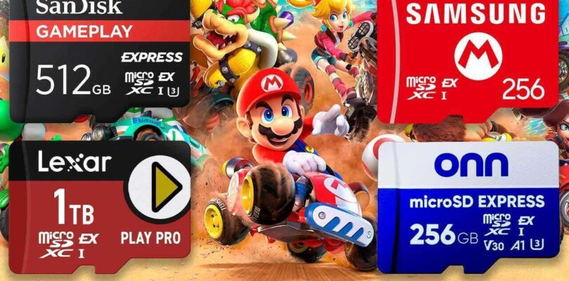 Tarjetas MicroSD Express para Switch 2 – Opciones más baratas en Amazon y Walmart