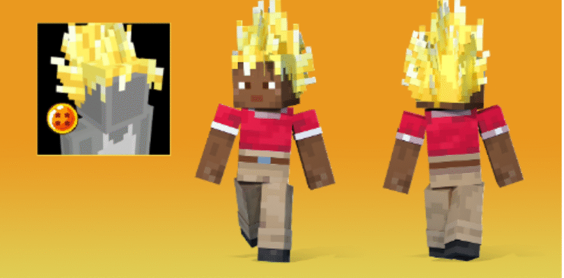 Minecraft está cruzando con Dragonball Z, incluido el cabello gratis Super Saiyan ahora