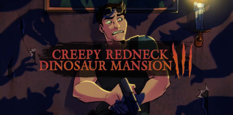 Creación de espeluznantes Mansión de dinosaurio de Redneck 3