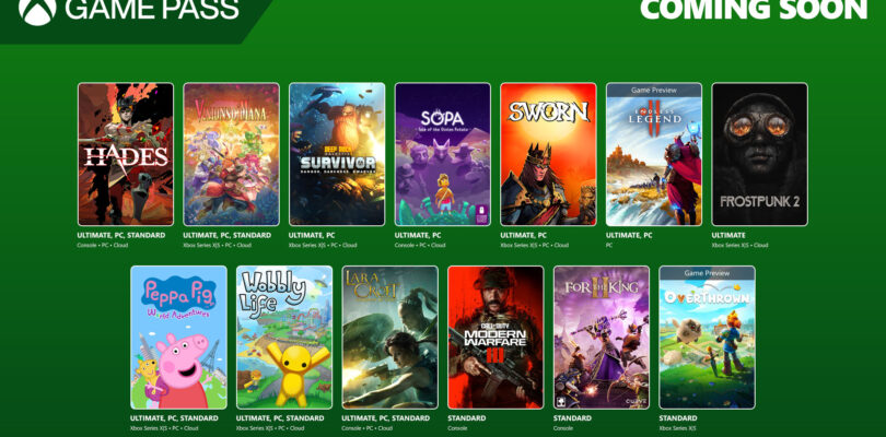 Veniendo a Game Pass: Hades, Visions of Mana, Deep Rock Galactic: Survivor y más