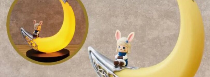 Un Loporrit se sienta en la lámpara de luna de Final Fantasy XIV Crescent