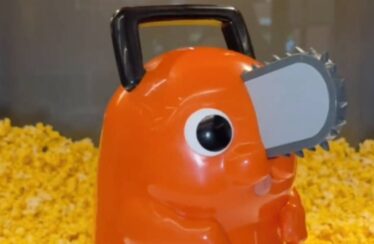 Bucket de palomitas de maíz de la película de motosa