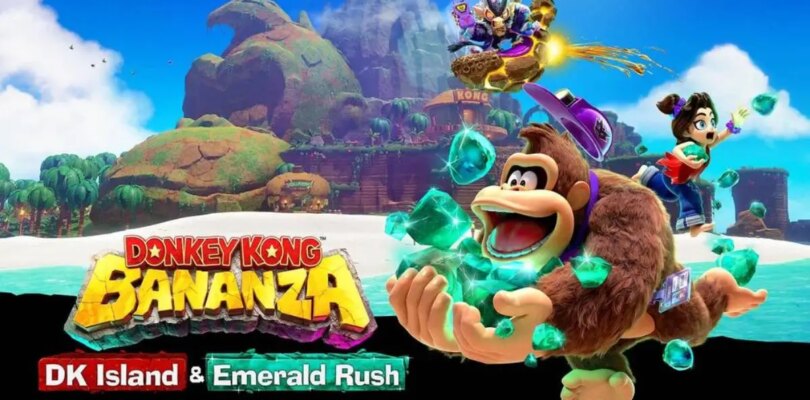 Donkey Kong Bananza DK Island y Emerald Rush DLC caída