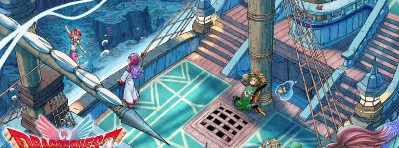 Dragon Quest II HD-2D Remake Área de fondo del océano detallada