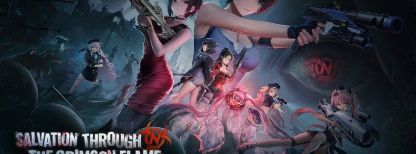 Banners y disfraces de personajes malvados residente de Nikke con fecha