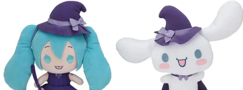 Halloween Hatsune Miku X Cinnamoroll Animales rellenos bromeó