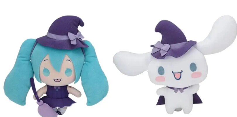 Halloween Hatsune Miku X Cinnamoroll Animales rellenos bromeó