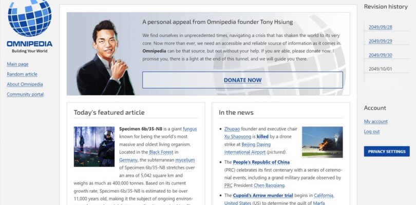 En la neurocracia, depende de usted resolver un misterio de asesinato a través del mayor recurso de Internet, Wikipedia