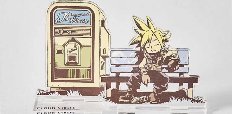 Pociones de referencia de mercancías de remake de FFVII, nube de siesta