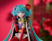 New Hatsune Miku Fide Stopper La figura usa una flor de camelia
