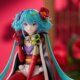 New Hatsune Miku Fide Stopper La figura usa una flor de camelia