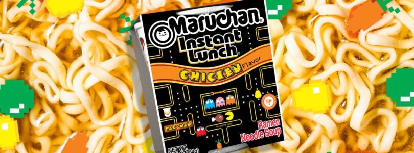 Maruchan Pac-Man Ramen instantáneo sabe a pollo