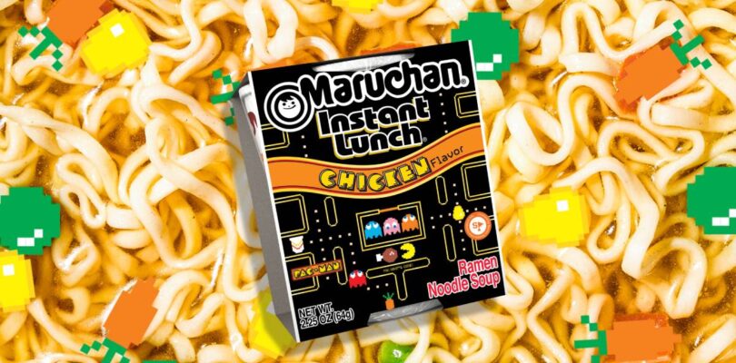 Maruchan Pac-Man Ramen instantáneo sabe a pollo