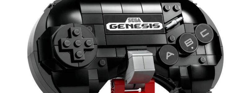 SEGA Genesis LEGO Controller Set presenta a Sonic en la parte posterior