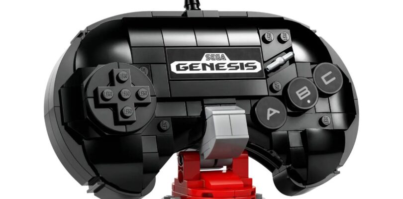SEGA Genesis LEGO Controller Set presenta a Sonic en la parte posterior