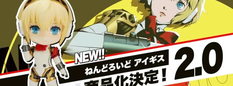2.0 Persona 3 Aigis Nendoroid se muestra