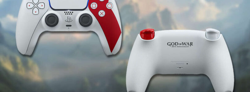 Controlador PS5 del vigésimo aniversario de God Of War reabastecido en Amazon