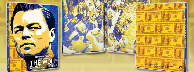 El lobo de Wall Street recibirá un sorprendente Steelbook dorado en Blu-Ray 4K