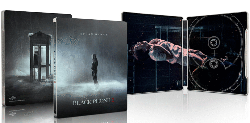 La exclusiva edición 4K Steelbook de Walmart para Black Phone 2 parece increíble