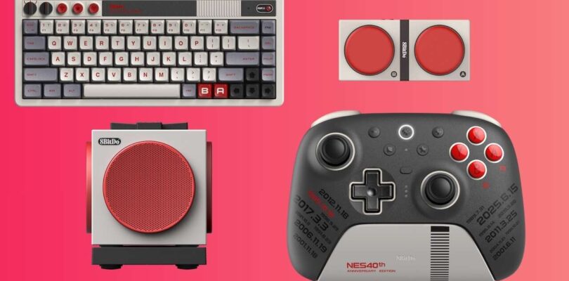 8BitDo revela el paquete de controladores Ultimate 2 del 40 aniversario de NES