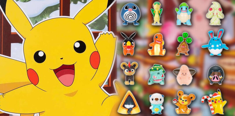 El calendario navideño de figuras de acción de Pokémon 2025 ya está disponible