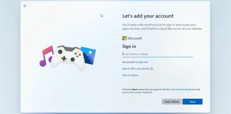 Microsoft una vez más bloquea la cuenta en línea de Bypass en Windows 11