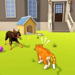 Roba salchichas, rompe la televisión y molesta al perro en Bad Cat