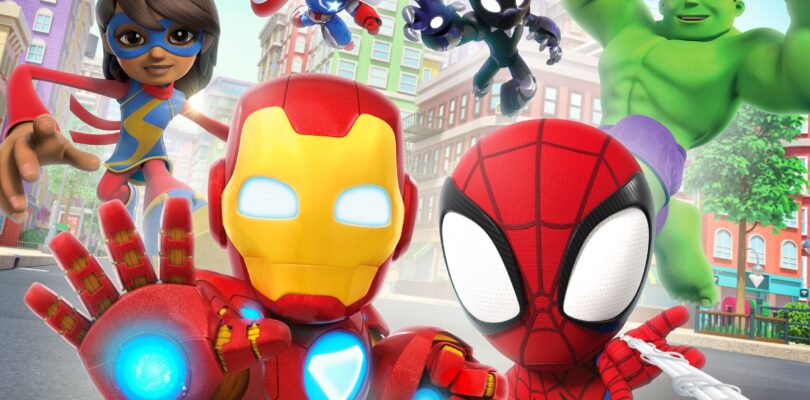Escuche la canción temática de alto octanaje de Patrick Stump para ‘Marvel’s Spidey and Iron Man: Avengers se une’