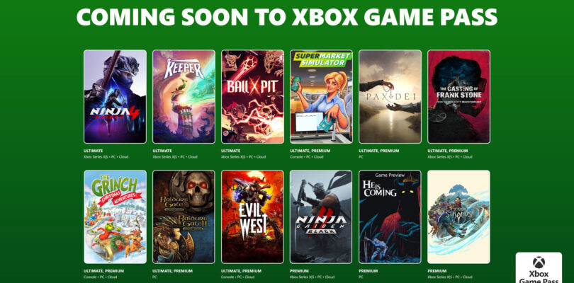 Próximamente a Xbox Game Pass: Ninja Gaiden 4, Keeper, Ball x Pit, Supermarket Simulator y más
