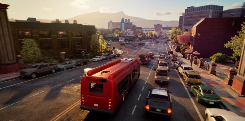 No, viajeros de la demostración Steam Next Fest de Bus Bound, no dejaré de transportarlos públicamente a la escena de los accidentes.