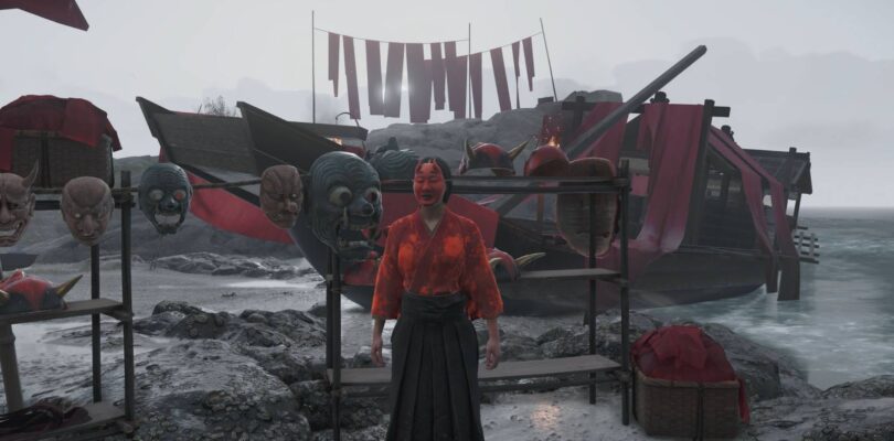 Cómo llamar al barco mercante en Crimson Dye Beach en Ghost of Yōtei